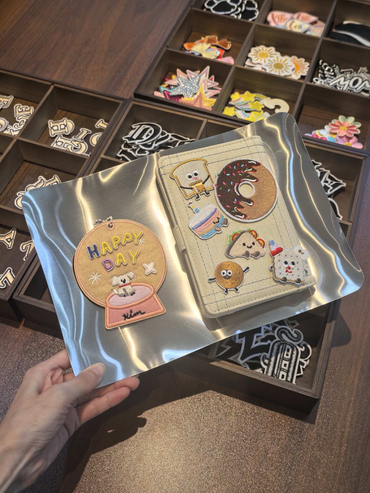 布贴手账作品